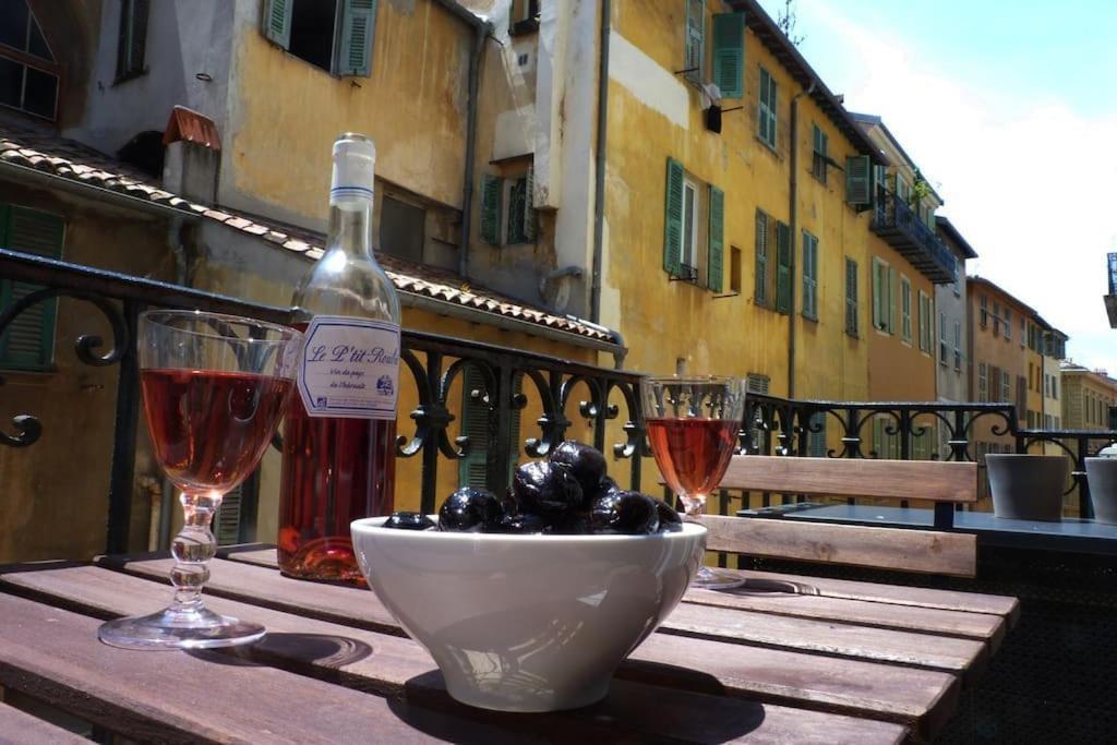 Homelivia, Vieux Nice, Appartement De Charme, Clim Balcon ภายนอก รูปภาพ
